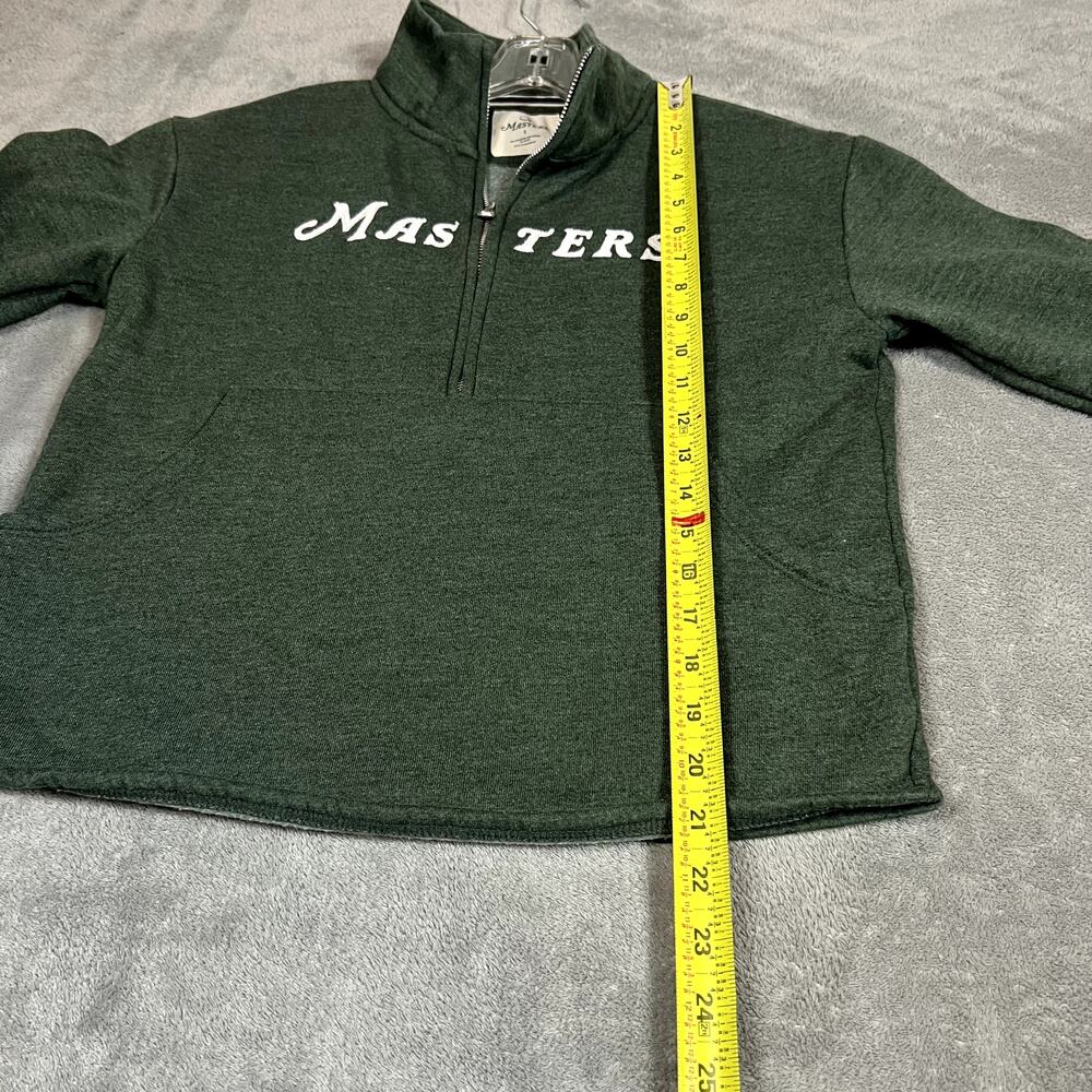 Masters Women's Dark Green Half-Zip Pullover Sweatshirt - Picture 6 of 10